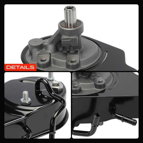 A-Premium Power Steering Pump, with Reservoir, Compatible with Chevrolet & GMC & Cadillac & AM General & Hummer - 1996-2017 - Silverado 1500 Classic, Silverado 2500, Suburban 3500 HD, Sierra 1500