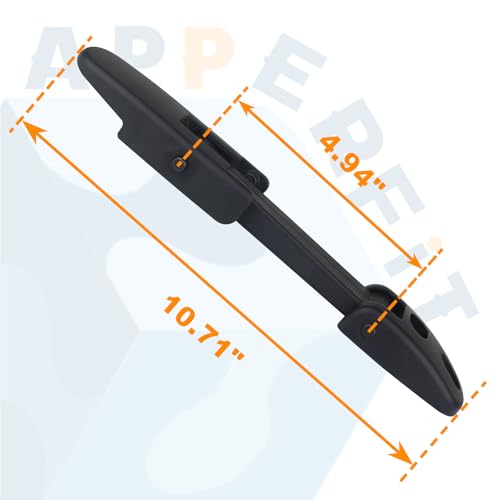 Mack Hood Latch Strap w/Catch Bracket Left Driver & Right Passenger Side Black Compatible with Mack Truck Granite Pinnacle Vision CH CHN CV CX CHU CXN CXU Hood Accessories Parts