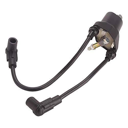 10L0L Golf Cart Dual Ignition Coil with Spark Plugs for EZGO 4-Cycle 1991-2002 Pre-MCI Engine/Robin 295CC Robin 350CC Gas Models, OEM 26652G01,EPIGC103