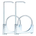 LCGP 4" Universal Exhaust Clamp with Hanger Made of Heavy-Duty Steel Clamp with Rear Muffler Hanger Exhaust Pipe 2PCS