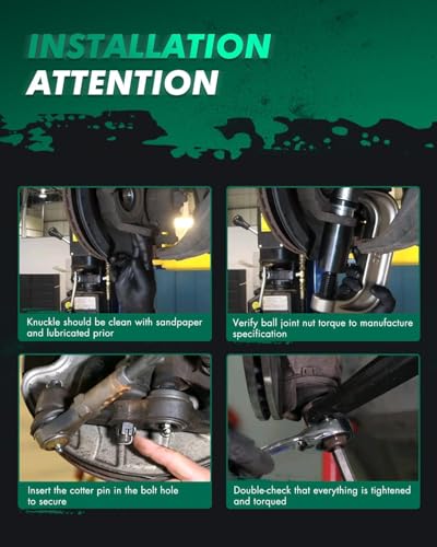 SCITOO 7pcs Suspension Kit Front Inner Outer Steering Tie Rod End & Sleeve Track Bar Connecting Tie Rod End fit for 1997-2006 for Jeep Wrangler for Jeep TJ