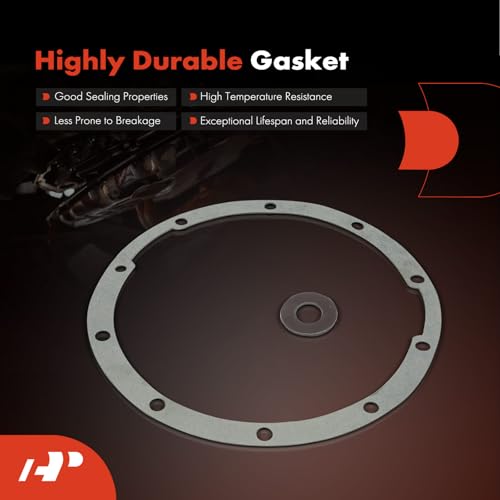 A-Premium 8.5 or 8.625 inch Ring Gear Rear Differential Cover W/Gasket Fit for Chevy, GMC, Cadillac, Buick, Pontiac & Oldsmobile - Impala, Tahoe, Express, Blazer, Yukon, Sonoma, Regal, 98, Cutlass