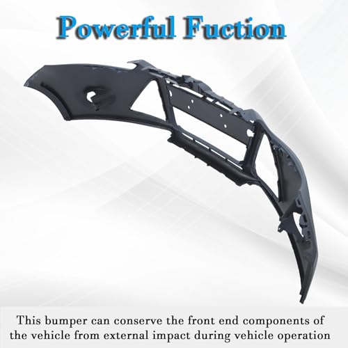 SEBLAFF Front Bumper Cover Primed Replacement for 2012 2013 2014 Focus Sedan Hatchback 4-Door