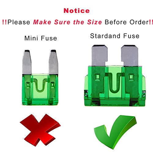 (20 pcs) 15 Amp Standard Blade Fuse, 15 A Automotive Fuse for Car Truck