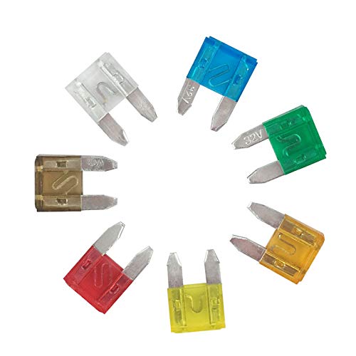 MCIGICM Car Mini Blade ATM Fuse Assortment, 140 Pcs