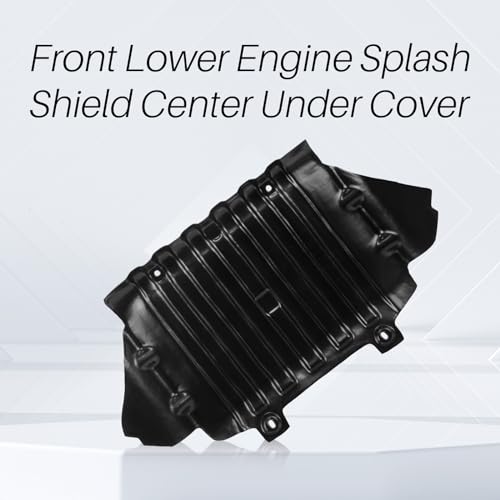 CarPartsDepot Front Lower Engine Splash Shield Center Under Cover Compatible with 2007-2014 Chevy Silverado 1500 & Suburban & Tahoe & GMC Sierra & Cadillac Escalade GM1228139 22781371