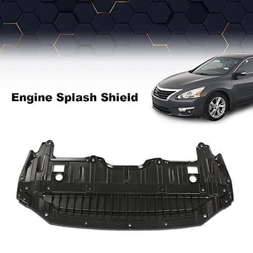 PIT66 Front Engine Splash Shield, Compatible with 2013-2015 Nissan Altima S/2013-2015 Nissan Altima (submodel: Base, SL, SV) #758903TA0A NI1228145