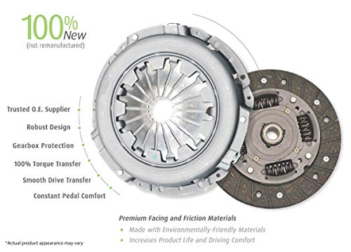 Valeo 52125203 OE Replacement Clutch Kit Compatible with Select Toyota, Pontiac, Scion, and Chevrolet Models