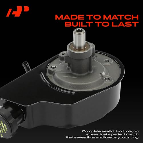 A-Premium Power Steering Pump with Reservoir Compatible with Chevrolet & GMC & Cadillac - 1997-2002 - Escalade EXT, C1500 Suburban, Suburban 1500, C2500 Suburban, K2500 Suburban, Tahoe, Yukon XL 1500