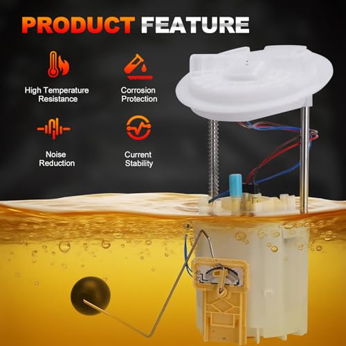 Electric Fuel Pump Module with Sending Unit Compatible with 2005-2015 Chrysler 300,Dodge Challenger Charger Magnum Left Driver Side & Right Passenger Replaces# 5136023 5136022 E7192M E7264A