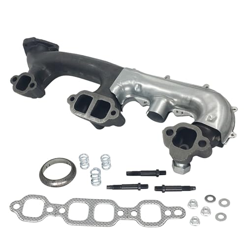 Exhaust Manifold Pair Left & Right Side Compatible With Chevrolet C1500 C2500 C3500 K1500 K2500 K3500 1988-1995 Compatible With GMC C1500 C2500 C3500 K1500 K2500 K3500 1988-1995 674-156 674-157