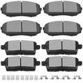 Ceramic Brake Pads Kits,SCITOO 8pcs Brakes Pads Set fit for 2007-2010 for Ford Edge,2007-2010 for Lincoln MKX,2007-2012 for Mazda CX-7,2007-2015 for Mazda CX-9