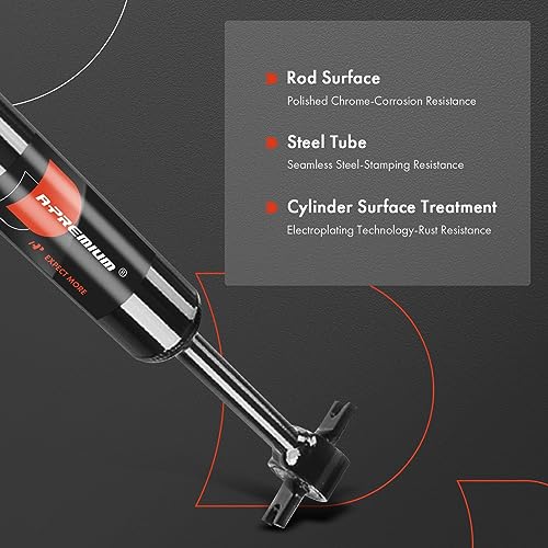 A-Premium Front and Rear Shock Absorbers Struts Compatible with Ford Ranger 1998-2011 & Mazda B3000 1998-2007, B4000 1998-2009 - [4WD or RWD with Torsion Bar Front Suspension]