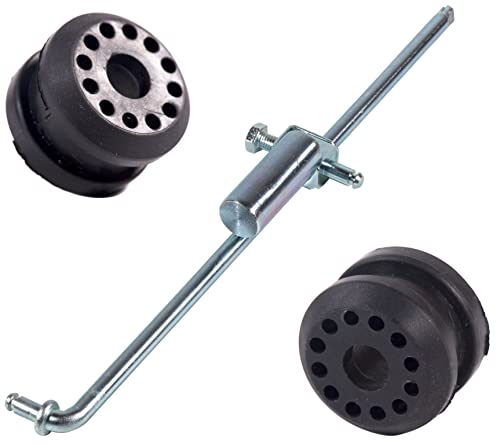55366066AB for Dodge RAM Transfer Case Shifter Control Linkage+68078974AA Grommet Bushing 2005 2006 2007 2008 2009 2010 2011 2012 Ram 1500 2500 3500 4500 5500 PICK UP 4x4 4WD 68078974AA,926-884