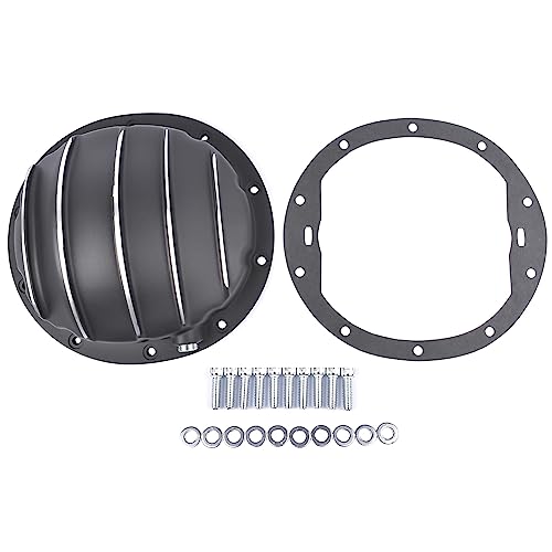 Aluminum Ring Gear DIff 10 Bolt Cast Differential Cover 8.5 & 8.6'' Replacement for Chevy Sierra Silverado 1500 Camaro