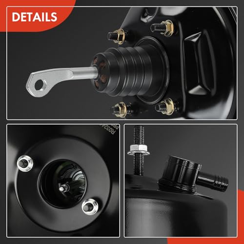 A-Premium Vacuum Power Brake Booster Compatible with Jeep Wrangler 1997-2006, TJ 1998-2005, 2.4L 2.5L 4.0L, Without Master Cylinder