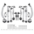 ALADICHE 12pcs Front Upper Lower Control Arm Outer Tie Rod End Sway Bar Link Suspension Kit Compatible with Audi B6 B7, A4 2000-2008, A4 Quattro 2000-2008