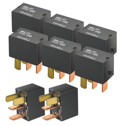 KVAEY 2PCS Car AC Relay, G8HL-H71 4 Pin Multiple Use Power Relay Assembly Fan Relay, Automotive Starter Relay Compatible with Accord, Element, Civic, CR-Z, CR-V, Car Accessories