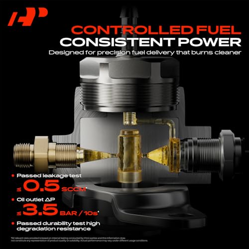 A-Premium Direct Injection High Pressure Fuel Pump with Gasket and Bolts Compatible with Chevrolet Equinox 2010-2017, Malibu 2013-2014, Impala & GMC Terrain 2010-2017 & Buick LaCrosse, Verano, Regal