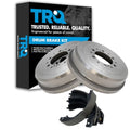TRQ Brake Shoe and Drum Kit for 1987-2000 Toyota 4Runner