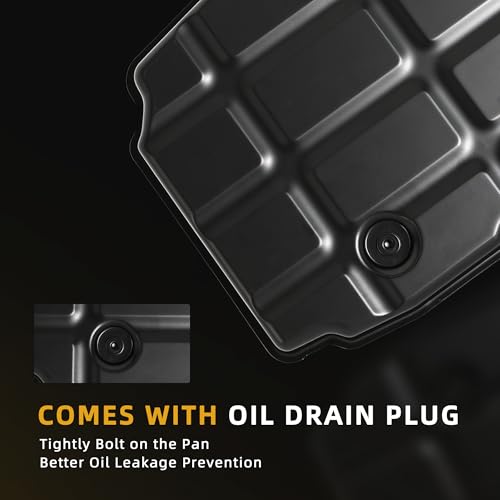 JAVOUKA Transmission Oil Pan Kit with Filter & Gasket, for NAG1 W5A580 Transmission, for Dodge Challenger/Charger/Magnum/Nitro, for Jeep Wrangler/Grand Cherokee/Commander, for Chrysler 300, 2005-2016