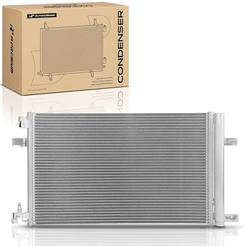 A-Premium Air Conditioning A/C Condenser Compatible with 2013-2015 Chevrolet Malibu, 2014-2020 Impala, 2010-2015 Cruze & Selected Cadillac, Buick Models, Replace# 13267649