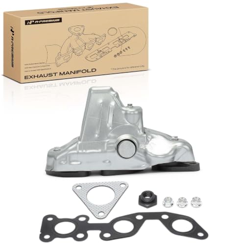 A-Premium Left Side [V6 3.3L] Engine Exhaust Manifold Kit W/Gaskets & Nuts Fit for Nissan Frontier 1999-2004, Xterra 2000-2004