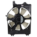 TRQ A/C Condenser Cooling Fan Assembly AC3113113 Compatible with 2005-2012 Acura RL