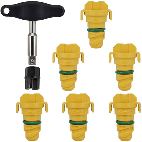 8 PACK Oil Drain Plug Fit For 2011-2024 Ford F-150 F150 Mustang Bronco Edge Explorer Lincoln Aviator MKZ KX6Z-6730-B KX6Z6730B FT4Z-6730-A BC3Z-6730-A BC3Z-6730-B FT4Z6730A with Removal Tool