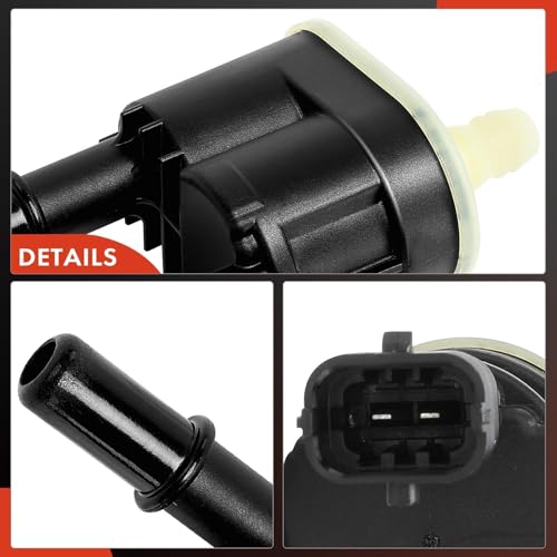 A-Premium Vapor Canister Purge Solenoid Valve Compatible with Jeep Grand Cherokee, Cherokee, Wrangler & Dodge Challenger, Charger, Durango & Chrysler 300, Grand Caravan, Pacifica, Voyager & Ram 1500
