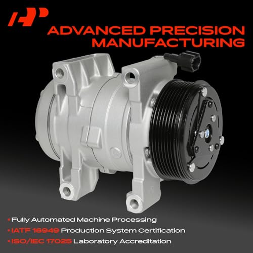 A-Premium Air Conditioner AC Compressor with Clutch Compatible with Infiniti QX56 2004-2013 QX80 2014-2023 & Nissan Armada Pathfinder Titan XD, 5.0L 5.6L