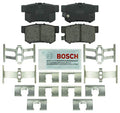 BOSCH BE537H Blue Ceramic Disc Brake Pad Set With Hardware - Compatible With Select Acura CL, CSX, ILX, RSX, TL, TSX, Vigor; Honda Accord, Civic, CR-Z, Prelude, S2000; Suzuki Kizashi, SX4; REAR