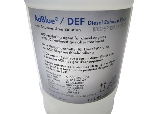 AdBlue Diesel Exhaust Fluid DEF SCR LR072258, Original Equipment, 1 Gallon (2 Half-Gallon Bottles), Compatible with Land Rover Discovery 5, Range Rover Sport, Velar, And Evoque, Diesel Vehicles Only