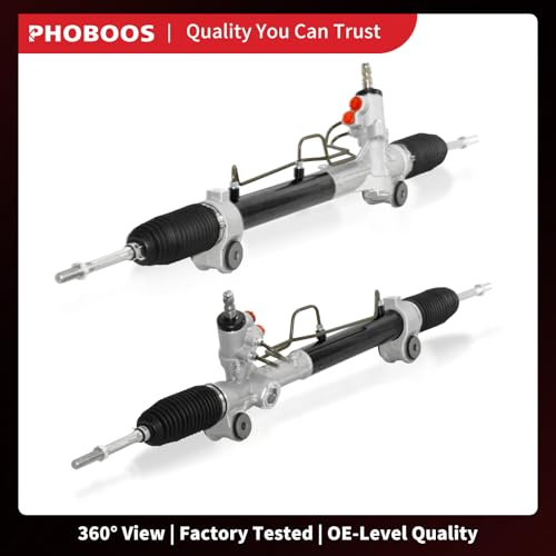 PHOBOOS Hydraulic Power Steering Rack and Pinion Assembly Compatible with Toyota Camry 2007-2011, Avalon 2005-2012 & Lexus ES350 2007-2012, New Unit, Leak Resistance, Direct Fit, Ref.97-2630, 26-2630