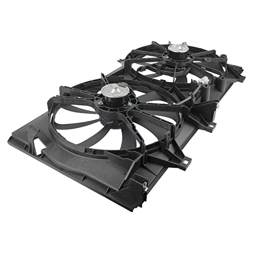 AUTOKAY Dual Condenser Cooling Radiator Fan for Toyota Camry 2012-2017 2.5L L4 Engine Replace TO3115169 622760
