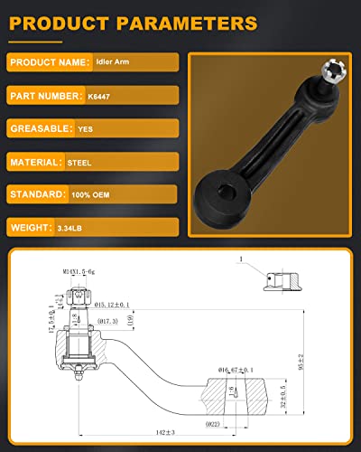 SOSOPART 15pc Set Front Suspension Kit Tie Rod End Adjusting Sleeve Sway Bar Link Lower Upper Ball Joint Idler Arm Pitman Arm Replacement for 1993-1999 For Chevy C1500 1995-2000 For Chevy Tahoe RWD