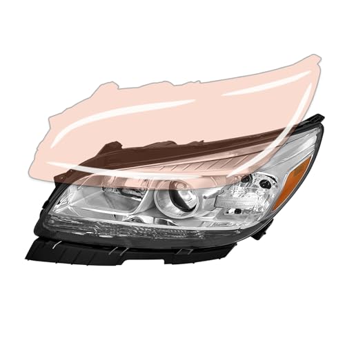 AXLAHA Headlights Assembly for 2013 2014 2015 Chevy Malibu 4-Door LT/LTZ fit 2016 Chevy Malibu Limited Headlamp with Factory Halogen 4 Door Sedan Chrome Housing Driver & Passenger Side(No Bulb)