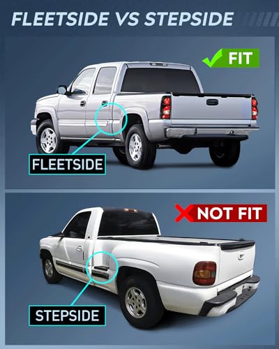 Nilight Taillight Assembly Compatible with 1999 2000 2001 2002 2003 2004 2005 2006 2007 Chevy Silverado 1500 2500 3500 99-02 GMC Sierra Rear Lamp Replacement with Classic Body OE Style