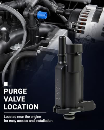 EVAP Vapor Canister Purge Valve Solenoid Compatible with 2004-2006 Chevy Silverado 1500,Suburban Tahoe Avalanche Express 1500,Cadillac Escalade,GMC Savana Sierra Yukon XL Replaces# 214-1105,911-030