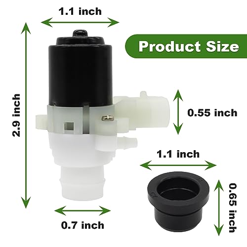 Truck Windshield Washer Fluid Pump Fits for Kenworth/Peterbilt 104307 389