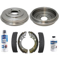 Detroit Axle - Rear Brake Kit for L4 1.7L 01-05 Honda Civic Disc Brakes Drums 2001 2002 2003 2004 2005 Brake Shoes Replacement