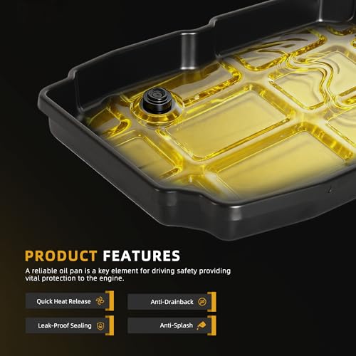 JAVOUKA Transmission Oil Pan Kit with Filter & Gasket, for NAG1 W5A580 Transmission, for Dodge Challenger/Charger/Magnum/Nitro, for Jeep Wrangler/Grand Cherokee/Commander, for Chrysler 300, 2005-2016
