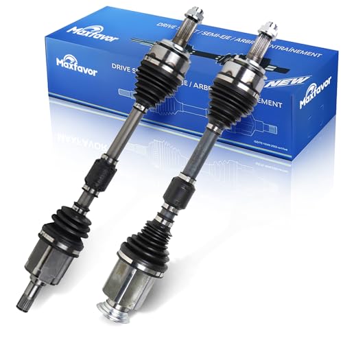 Maxfavor CV Axle Front Fit for 2014 2015 Honda Civic CV Axle EX, EX-L, HF, LX, SE Sedan Hatchback FWD w/Automatic Trans, 1.8L CV Joint Axle Shaft Assembly Front Driver Passenger Side