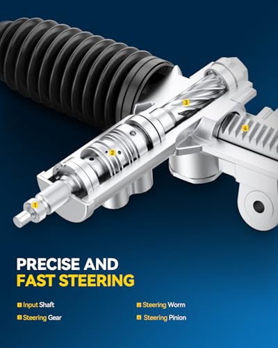 PHILTOP Power Steering Rack and Pinion Compatible with Acura TSX 2004 2005 2006 2007 2008 All Models, Hydraulic Rack and Pinion Replace 26-2720