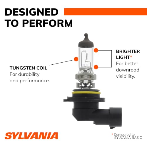 SYLVANIA - 9006 XtraVision Halogen Headlight Bulb - High-Performance Car Headlight - Replacement Halogen Light - For Automotive - 2 Bulbs