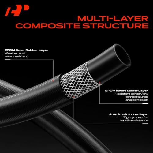 A-Premium Upper and Lower Radiator Coolant Hose Compatible with Chevrolet Silverado 1500 2500 3500 HD, Suburban 1500 2500, Tahoe, Avalanche & GMC Sierra 1500, Yukon & Cadillac Escalade