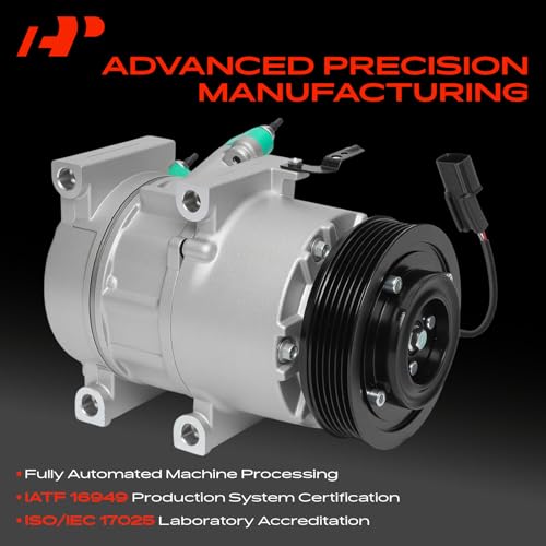 A-Premium Air Conditioner AC Compressor with Clutch Compatible with Hyundai Sonata 2.0L 2.4L 2011-2014, Kia Optima 2.0L 2.4L 2011, GAS