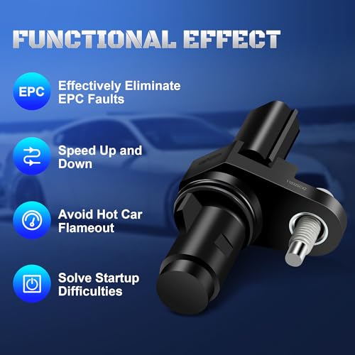 12588992 Crankshaft Position Sensor Compatible with Chevy Equinox Malibu Cobalt HHR, GMC Terrain, Pontiac G5 G6 Solstice, Saturn Vue Sky Aura Ion, Buick Regal Lacrosse Verano 2.0L 2.2L 2.4L