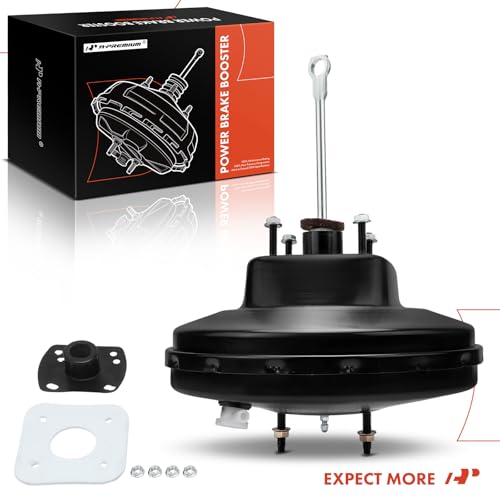 A-Premium Vacuum Power Brake Booster Compatible with Ford F-150 F150 1997 1998 1999, 4.2L 4.6L 4.9L 5.4L, Without Master Cylinder, Naturally Aspirated