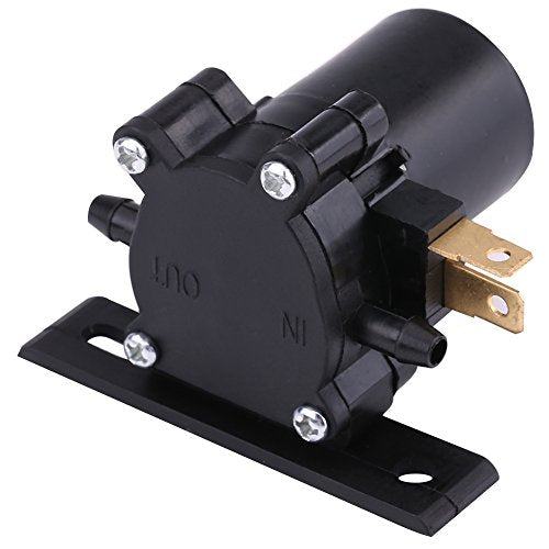 Windshield Washer Motor Pump, Keenso SI-AT23011 12V Universal Windshield Washer Pump for Car Van Bus Truck